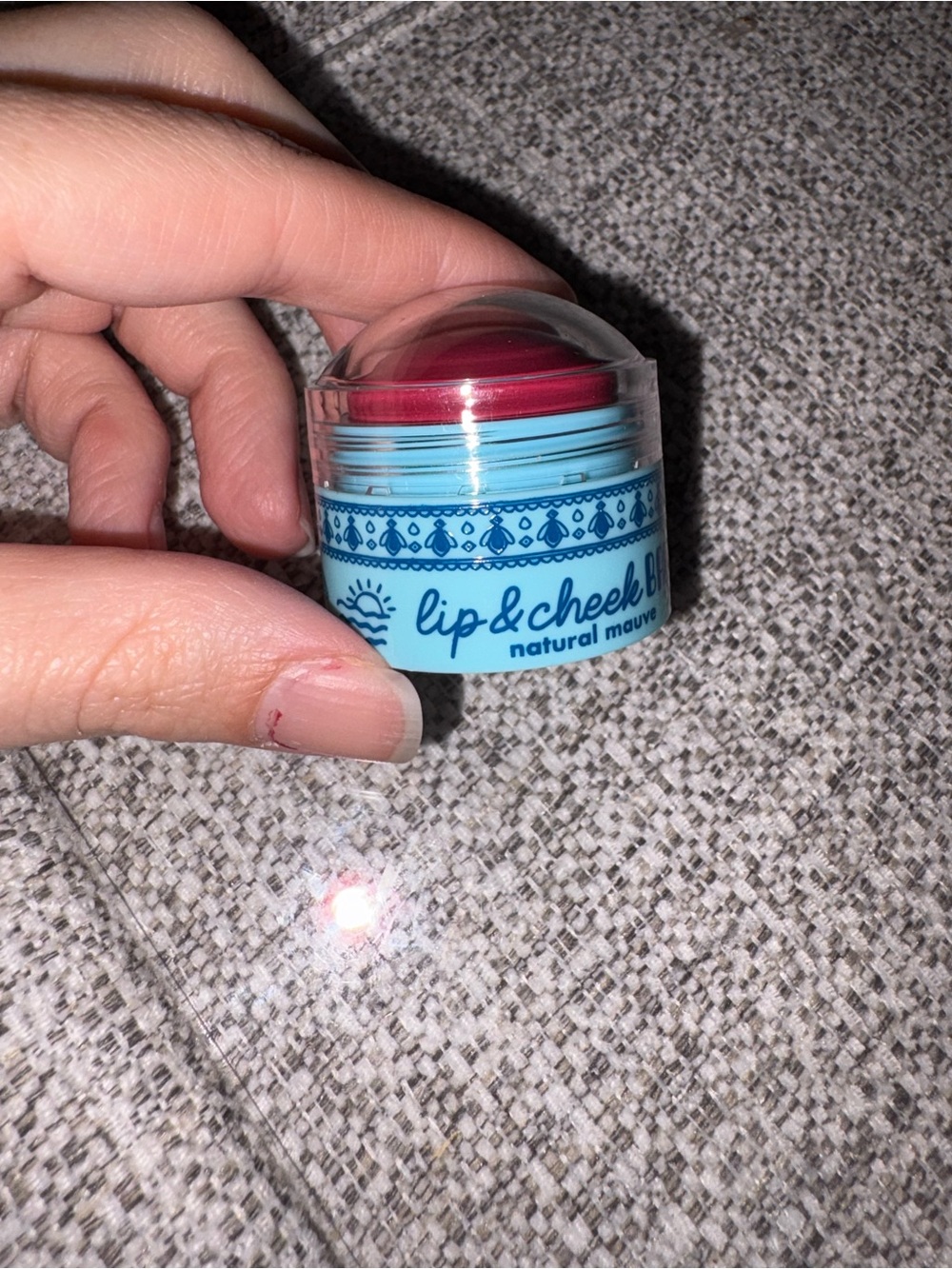 Ioni Lip and Cheek Balm in natural mauve